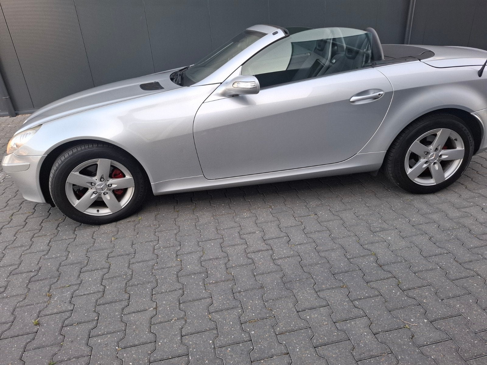 mercedes  slk 20 kompressor, Auto's, Automaat, Euro 5, Achterwielaandrijving, Zwart