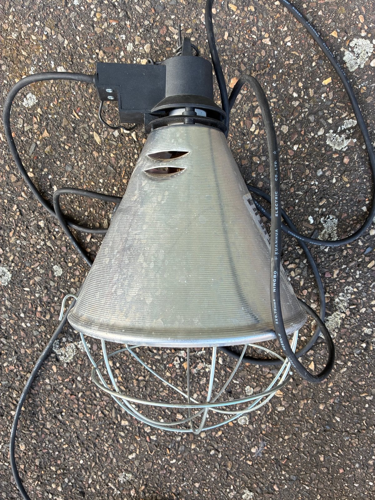 Warmtelamp / Infraroodlamp voor dieren of werkplaats, Metaal, Overige merken, Gebruikt, Industrieel