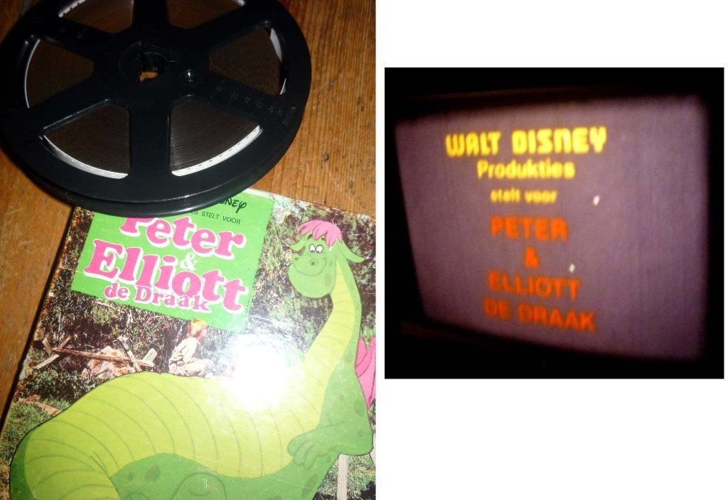 8mm film Disney Peter Elliot - Draak - kleur geluid -, Audio, Tv en Foto, Filmrollen, Ophalen of Verzenden, 8mm film