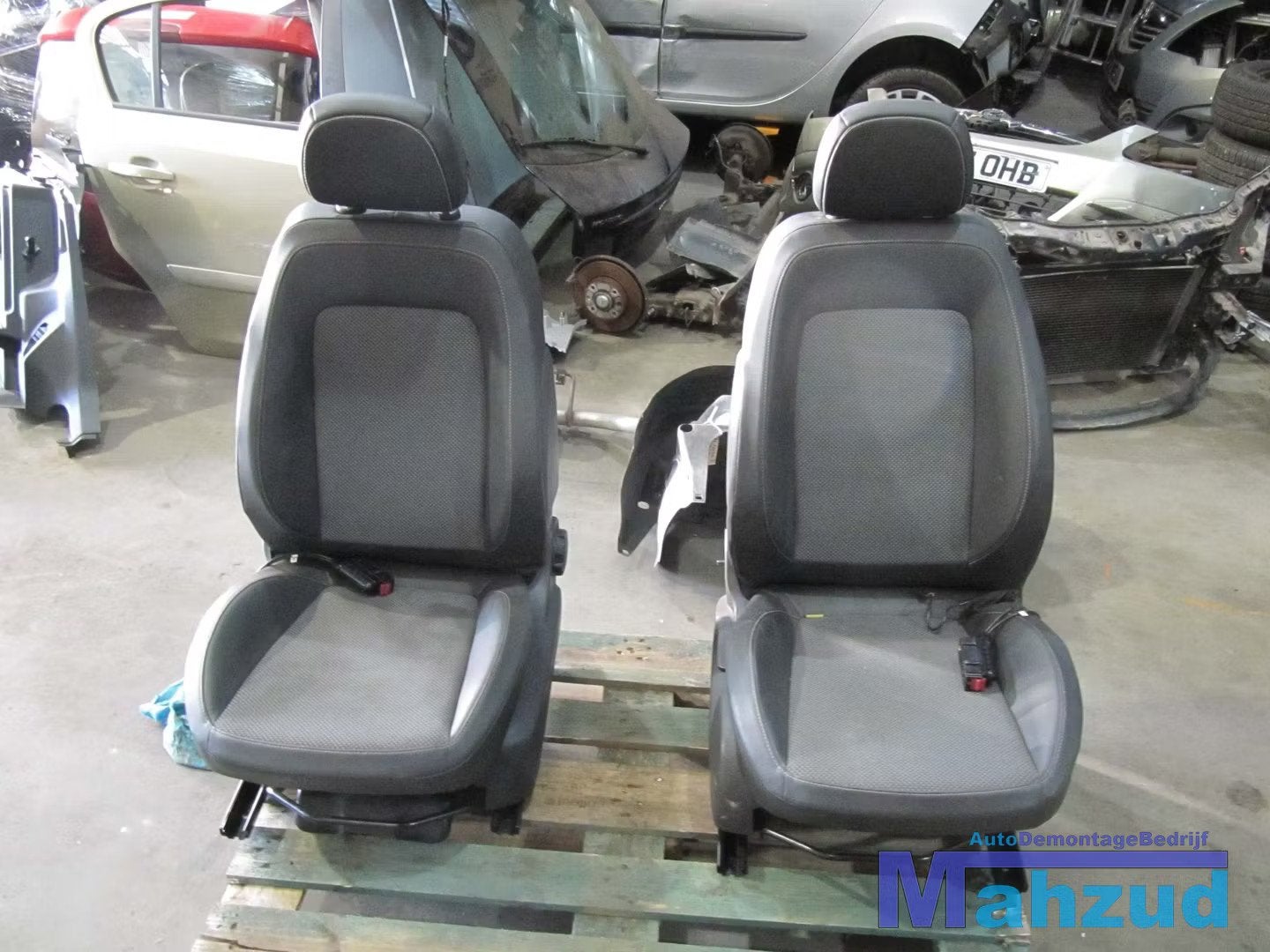 OPEL CORSA D COMPLEET 5 DEURS INTERIEUR LEER ZWART, Auto-onderdelen, Interieur en Bekleding, Gebruikt, Opel Automobile GmbH, Ophalen of Verzenden