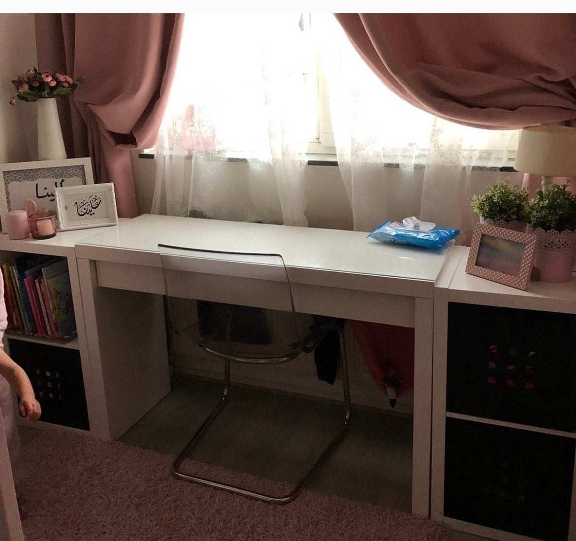 Ikea toilettafel, Huis en Inrichting, Gebruikt, 100 tot 150 cm, Ophalen of Verzenden, Minder dan 100 cm