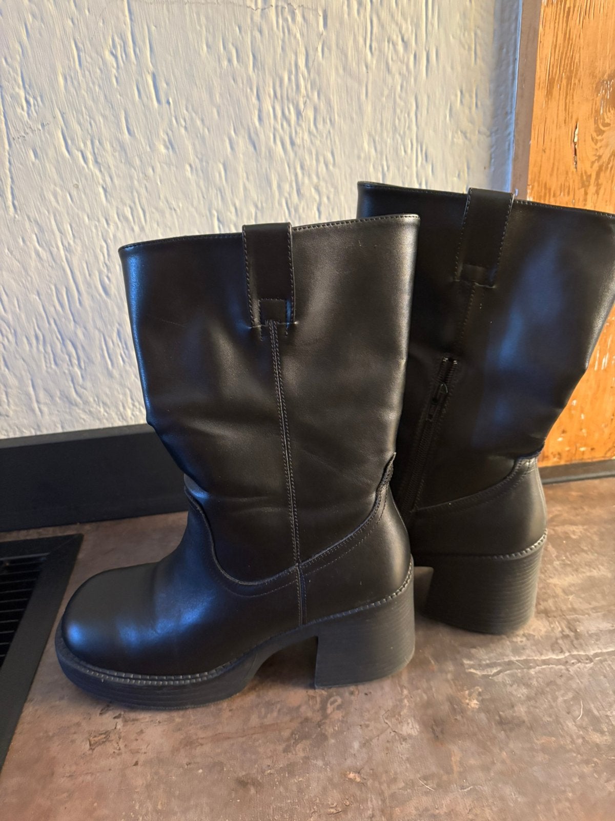 Skecher zwarte laarzen maat 39.5, Skechers, Zwart, Lage of Enkellaarzen, Ophalen of Verzenden