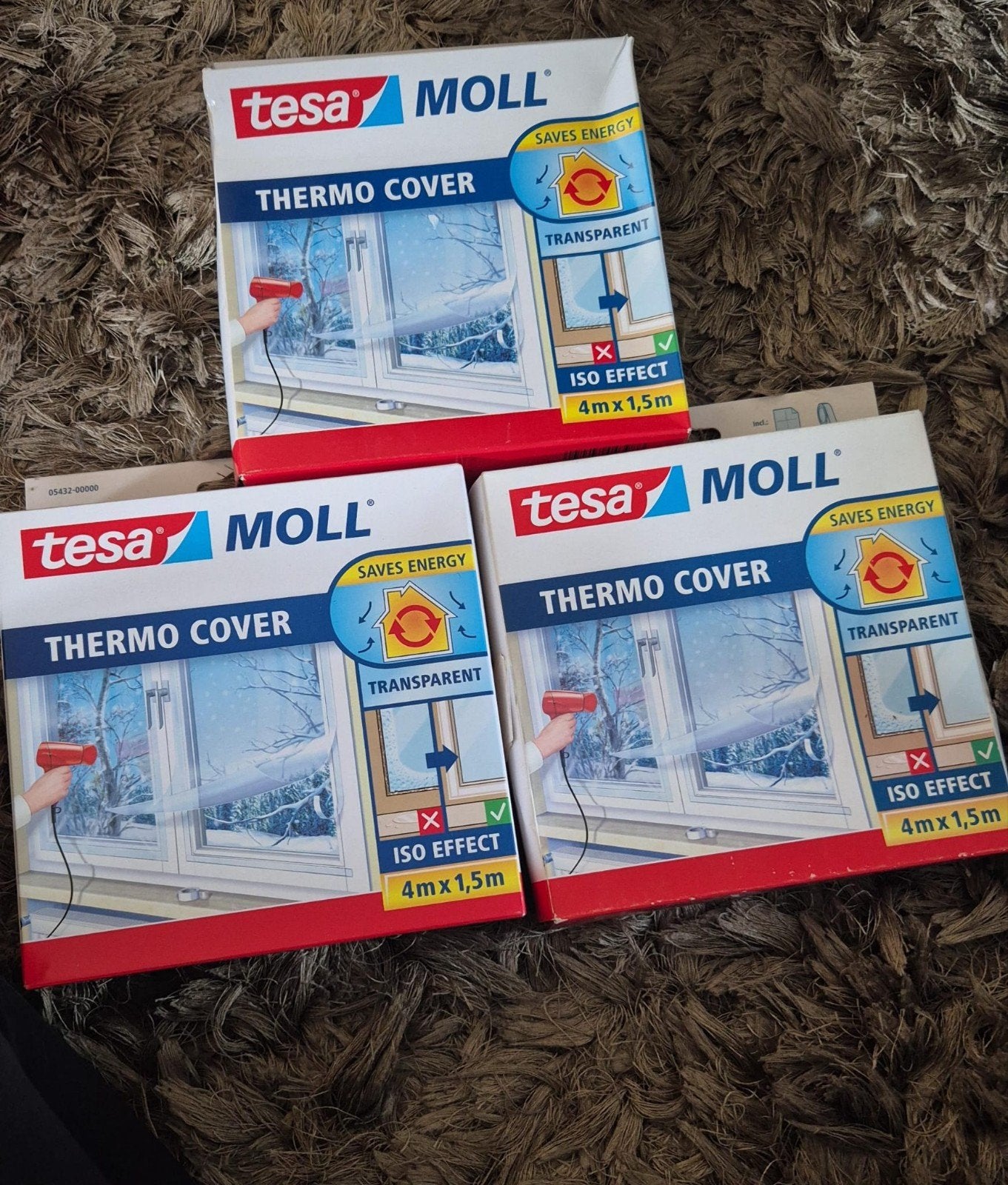 Tesa Moll Thermo Cover Raamfolie l, Doe-het-zelf en Verbouw, Minder dan 4 cm, Overige materialen, Nieuw, Ophalen of Verzenden