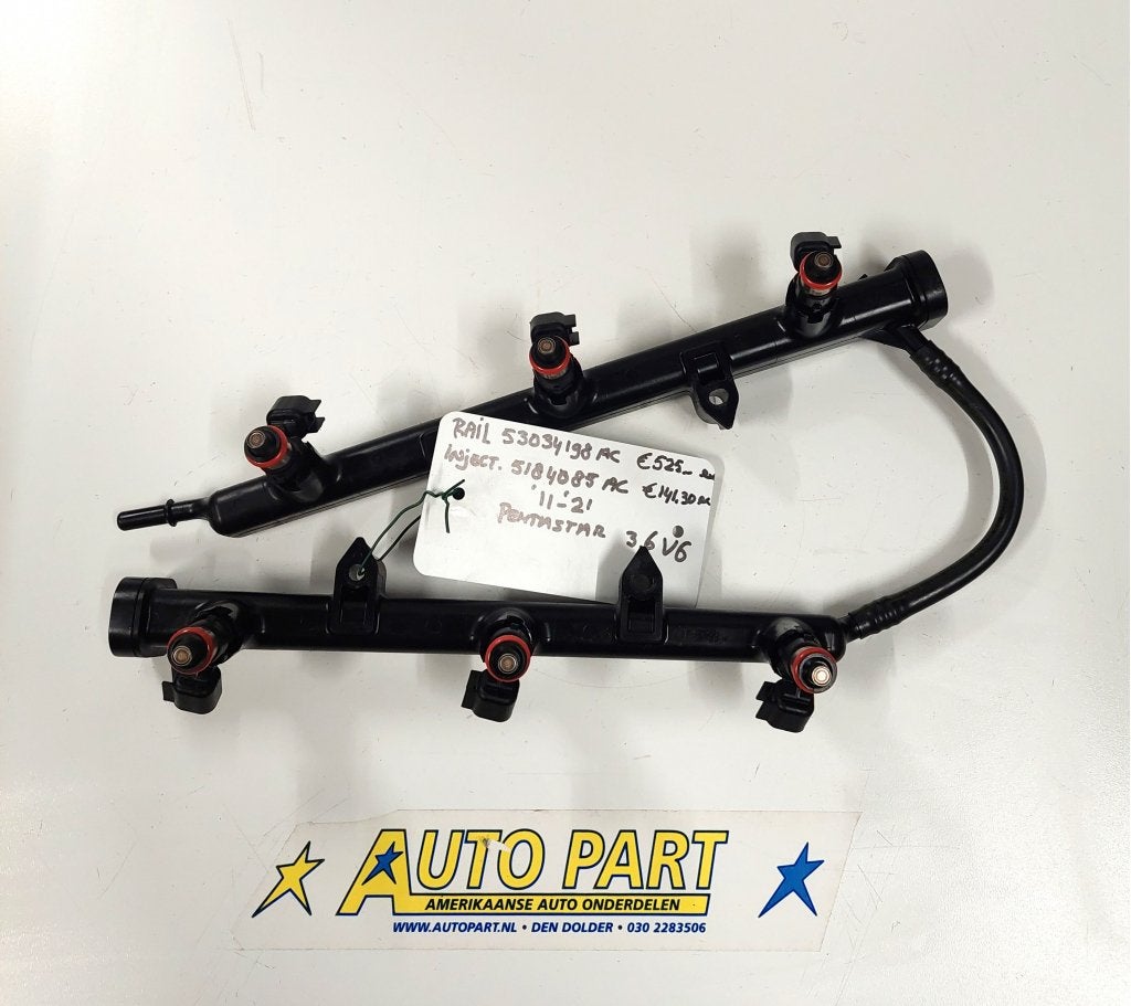 Jeep Grand Cherokee injector rail 2011-2022, Gebruikt, PO Box 21-8004 | Auburn Hills, MI 48321-8004, Ophalen of Verzenden, Amerikaanse onderdelen