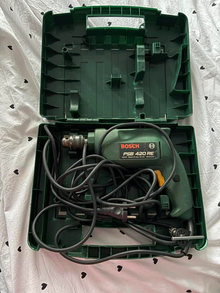 Bosch klopboormachine PSB50, Doe-het-zelf en Verbouw, Gereedschap | Boormachines, Ophalen of Verzenden, Klopboormechanisme, 400 tot 600 watt