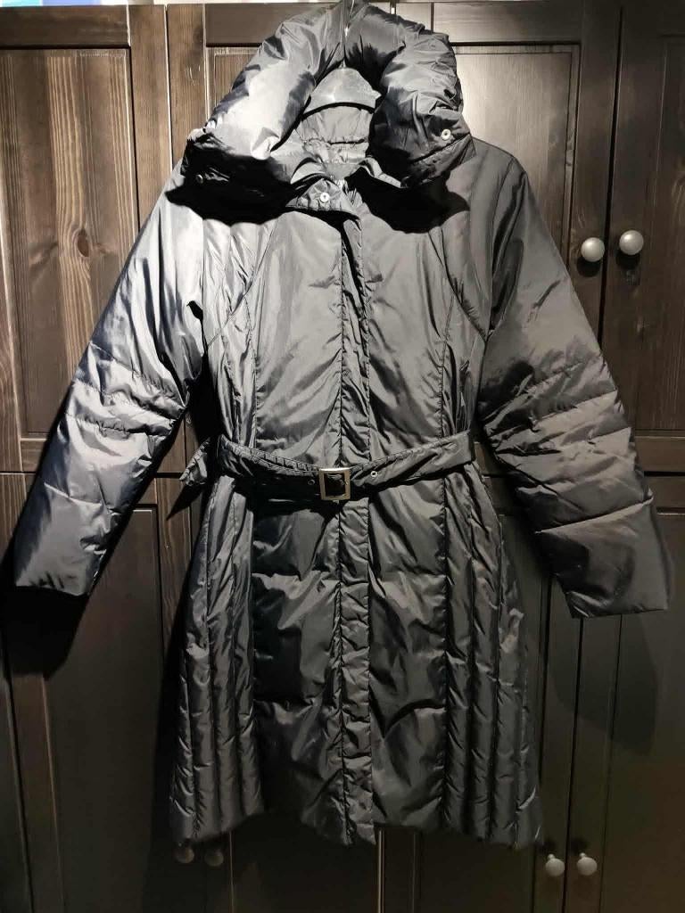 z.g.a.n mooie zwarte winterjas maat M Mona Lisa, Kleding | Dames, Ophalen of Verzenden, Zo goed als nieuw, Maat 38/40 (M), Zwart
