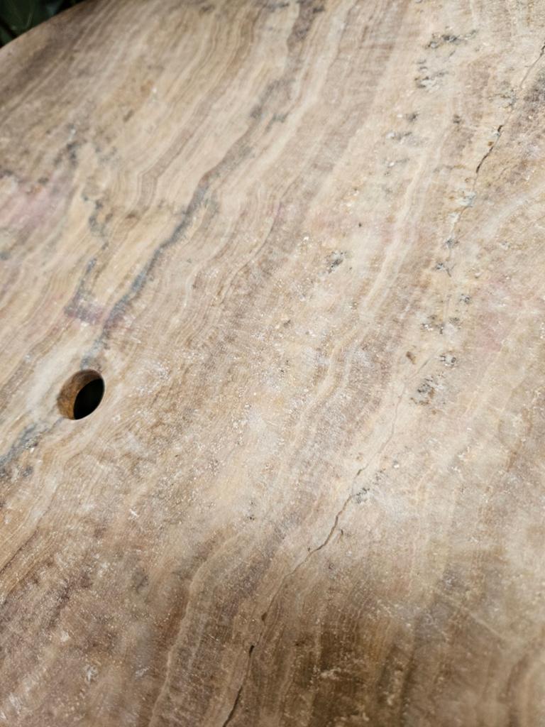 Onyx schijf op voet 60 cm deco, Ophalen of Verzenden, Nieuw