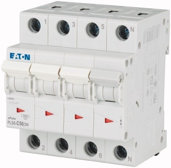Automaat C50A 3P+N 6kA, Verzenden, Nieuw