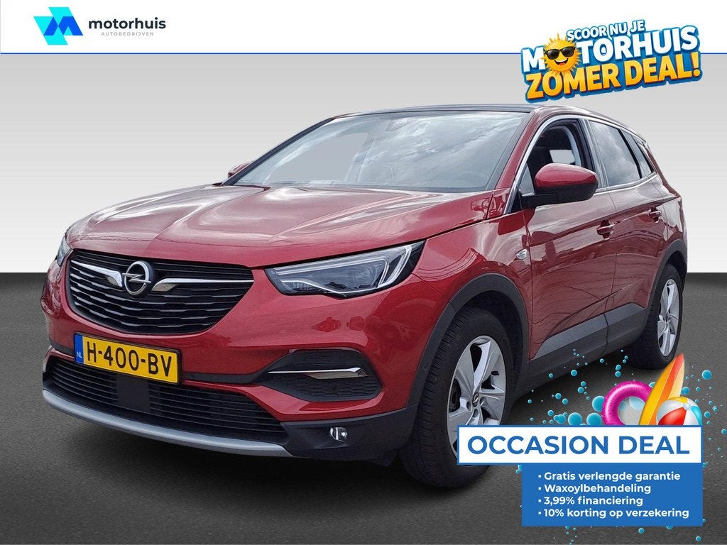 Opel Grandland X Business Executive Panoramadak, Auto's, Opel, Keurmerk '100% Onderhouden', Parkeersensor, Gebruikt, 1199 cc