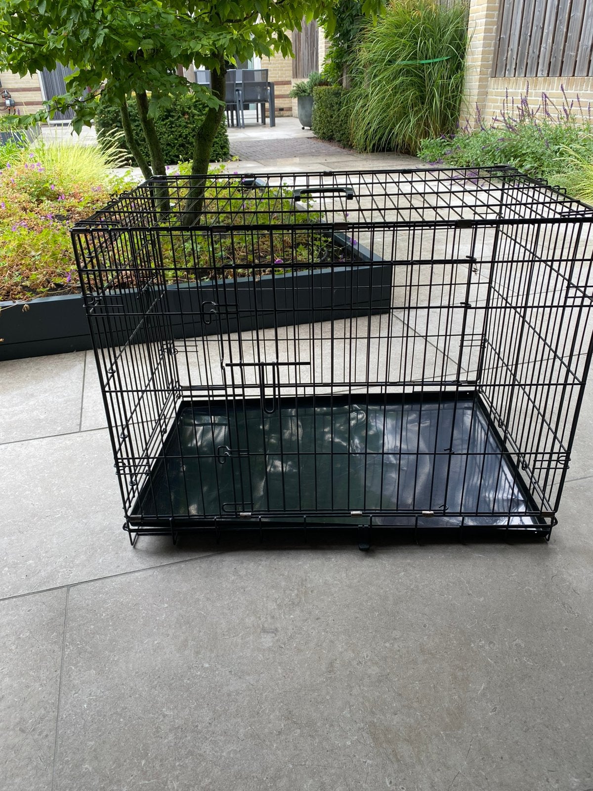 bench voor hond maat L. 86x60x66 (lxbxh) evt 2 stuks, Ophalen, Gebruikt