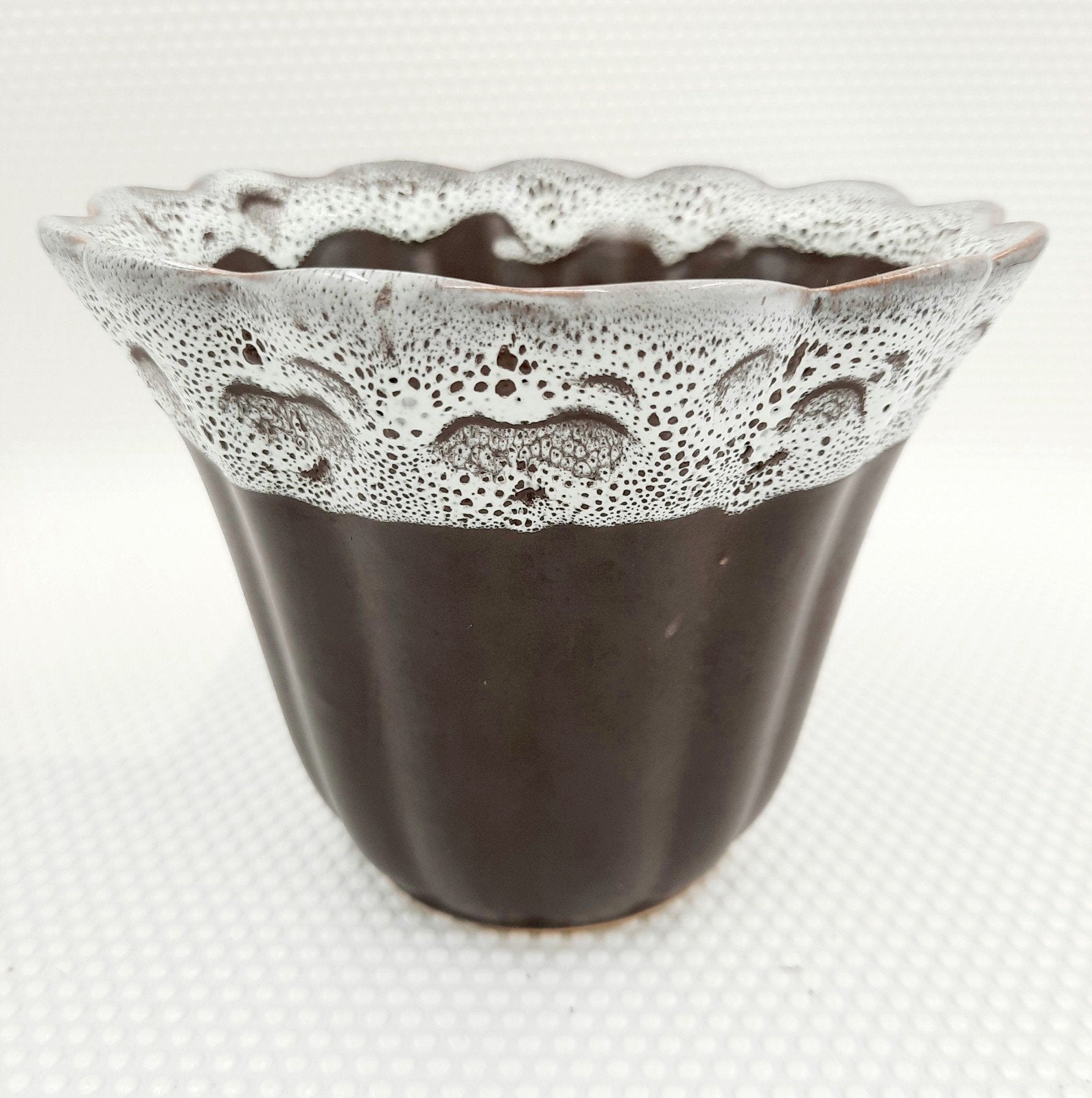 Vintage bloempot Fat Lava rand, Ophalen of Verzenden, Huis en Inrichting
