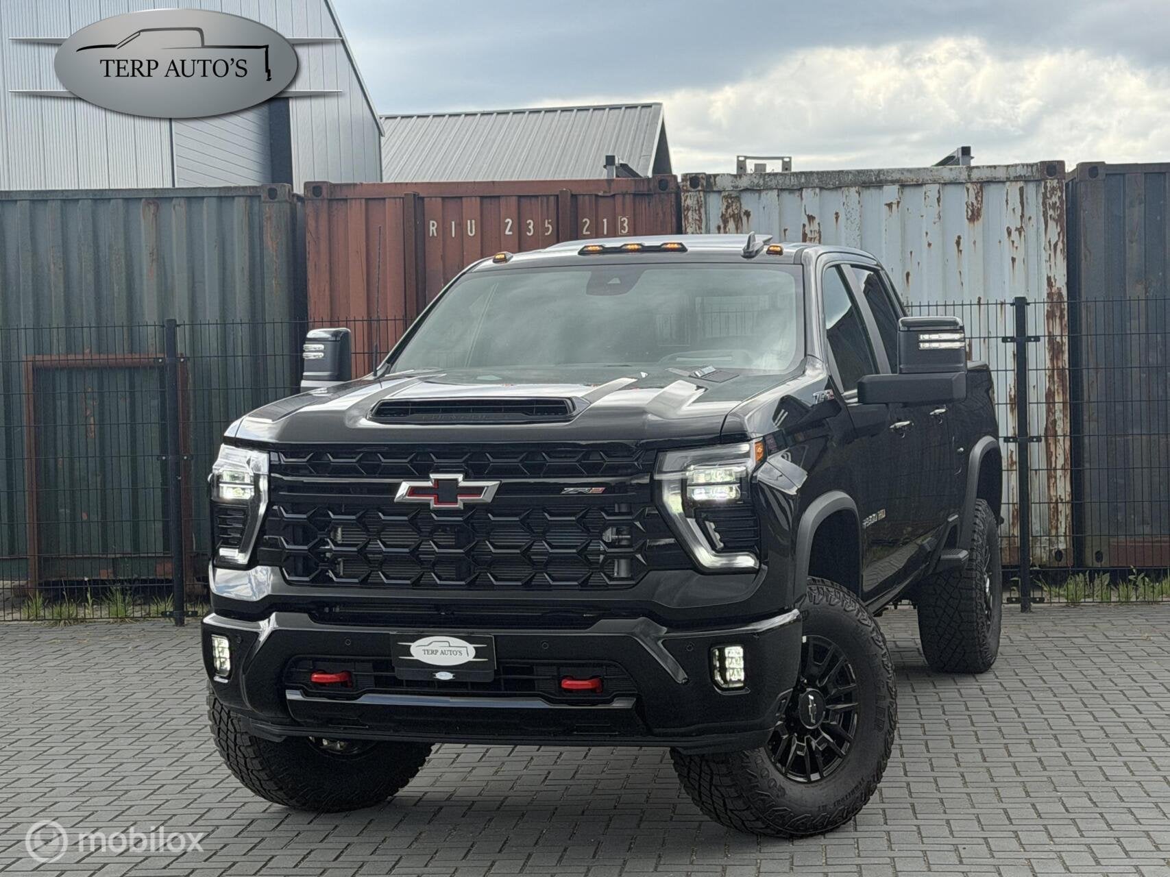 Chevrolet 2500 ZR2 6.6 duramax 2026 C kenteken BPM Vrij, Auto's, Automaat, Pick-up, Lederen bekleding, Zwart