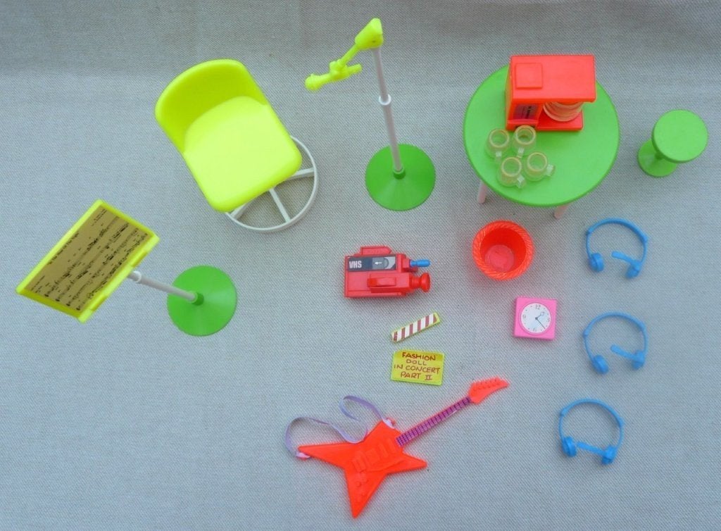 Vintage Barbie studio/concert set (ca. 1985), Verzamelen, Ophalen of Verzenden, Gebruikt, Overige typen