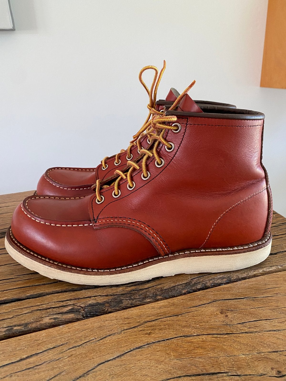 Red Wing 8131 moc toe Oro-Russet Portage US10D/43, Overige kleuren, Boots, Ophalen of Verzenden, Gedragen