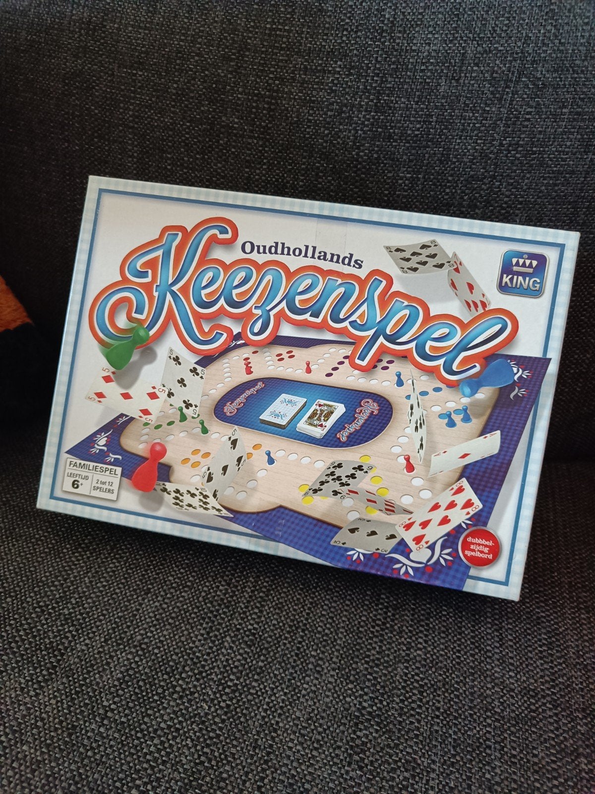 Oudhollands Keezenspel - 4-6 spelers bordspel, Vijf spelers of meer, Ophalen of Verzenden, Zo goed als nieuw, KING