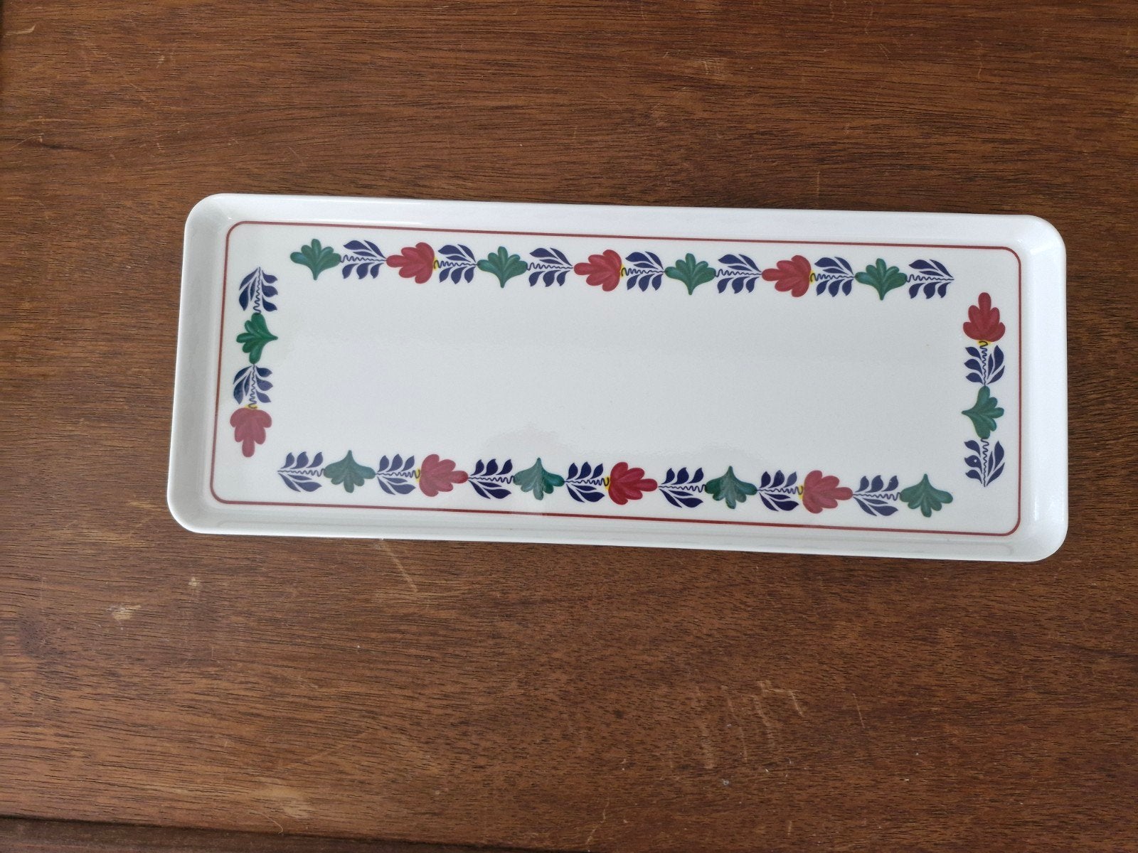 Vintage Boerenbont cakeschaal, Ophalen of Verzenden, Aardewerk, Schaal of Schalen
