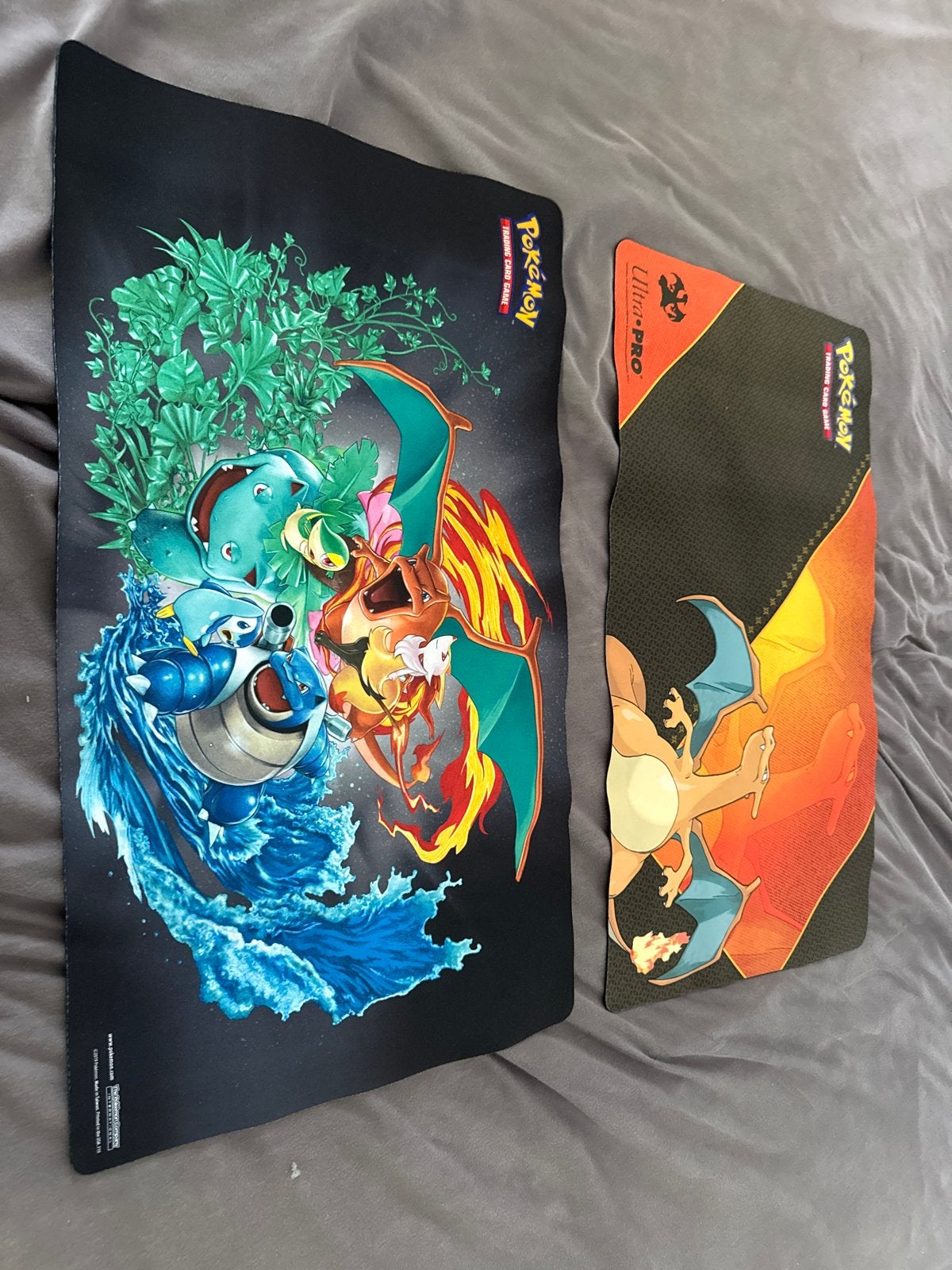 Pokémon Playmat - Blastoise, Charizard, Venusaur, Hobby en Vrije tijd, Ophalen of Verzenden, Gebruikt, Overige typen