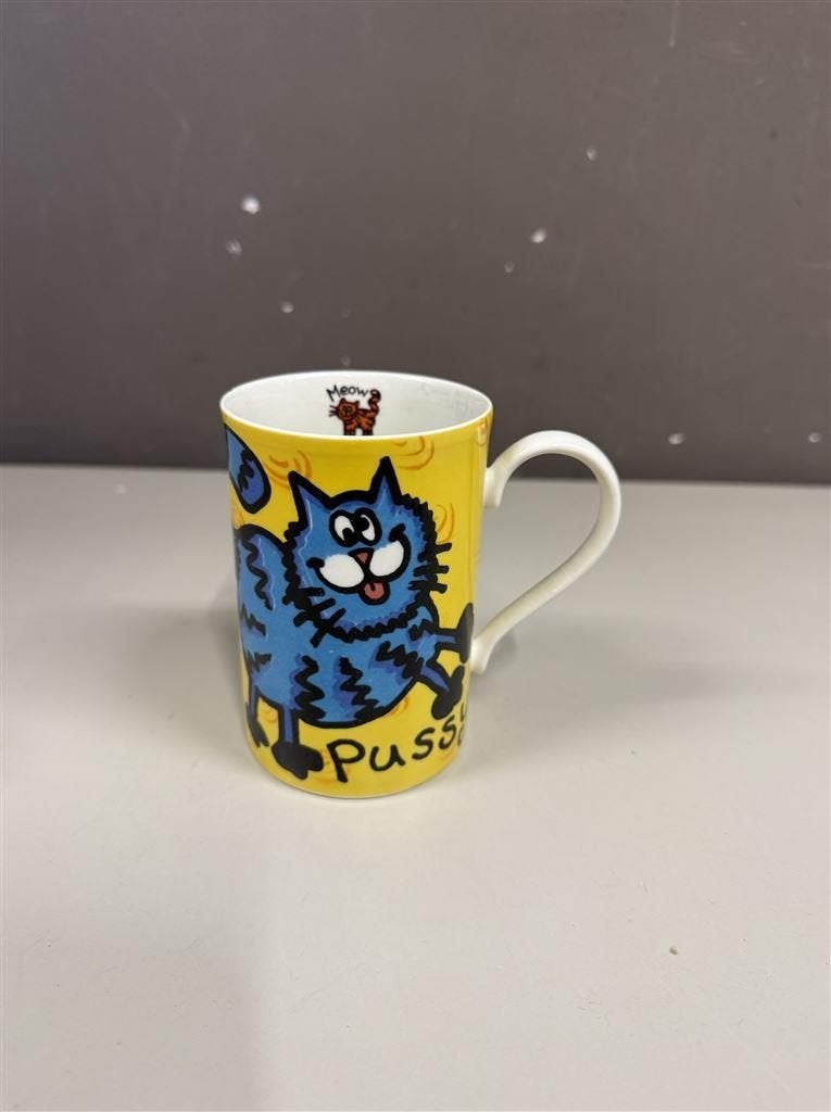 koffie thee mok - moggies - pussy - jane brookshaw, Ophalen of Verzenden, Zo goed als nieuw, Bord(en), Wedgwood