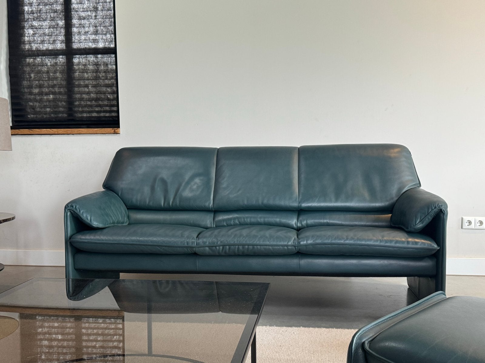 Leolux Bora Bèta-set: 3-zitsbank, 2-zitsbank en fauteuil, Huis en Inrichting, X, Verzenden, Leer, Zo goed als nieuw