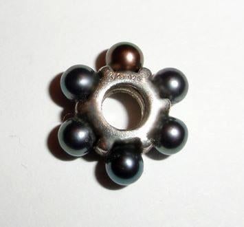 Pandora stijl bead Zilver glider parels, Sieraden, Tassen en Uiterlijk, Bedels, Verzenden, Pandora, Zo goed als nieuw, 1 bedel