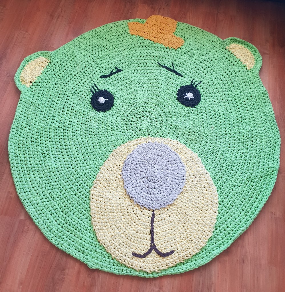 gehaakt kindervloerkleed, Ophalen of Verzenden, Zo goed als nieuw