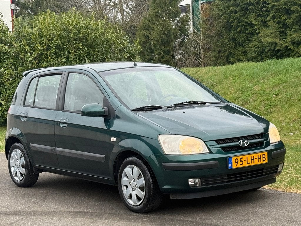 Zeer Nette Hyundai Getz 1.3i GLS | AUTOMAAT | Airco | NAP |, 450 kg, 4 cilinders, 82 pk, Elektrische ramen