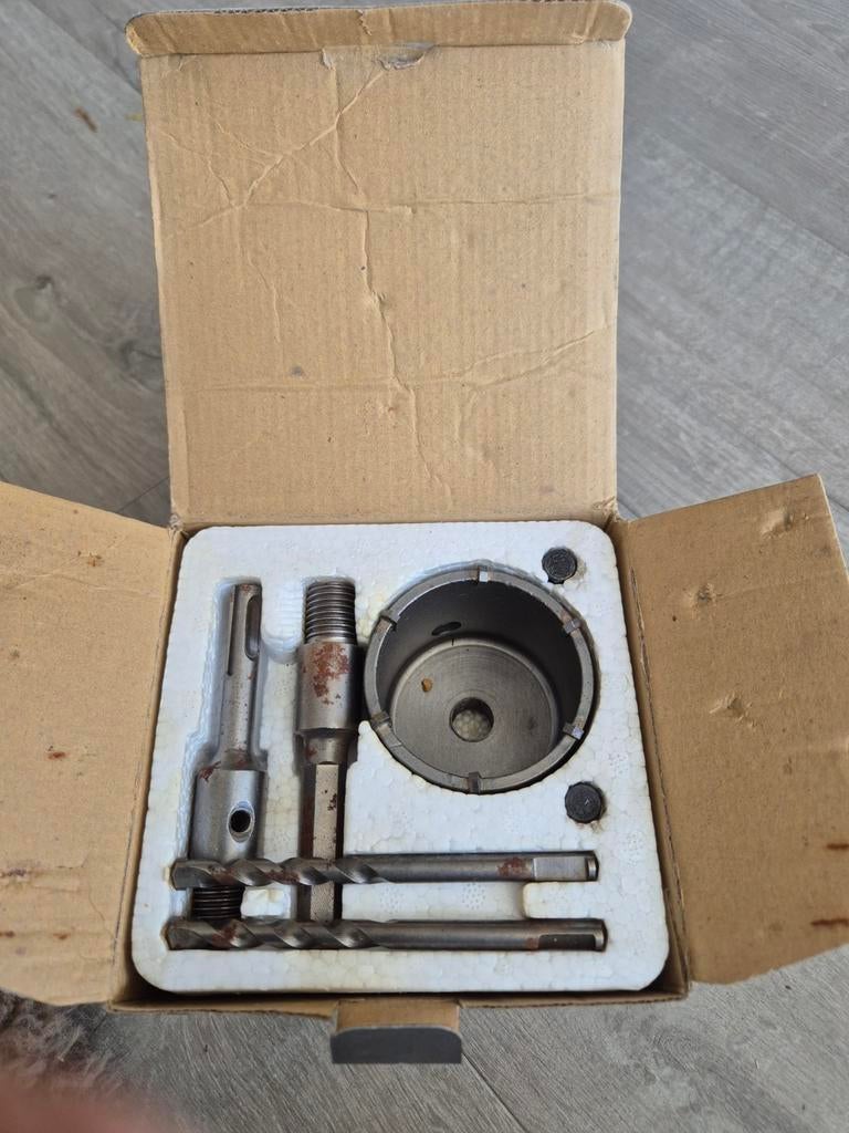 Nieuw Powerfix Profi Slagboorkronen-set, Doe-het-zelf en Verbouw, Ophalen of Verzenden