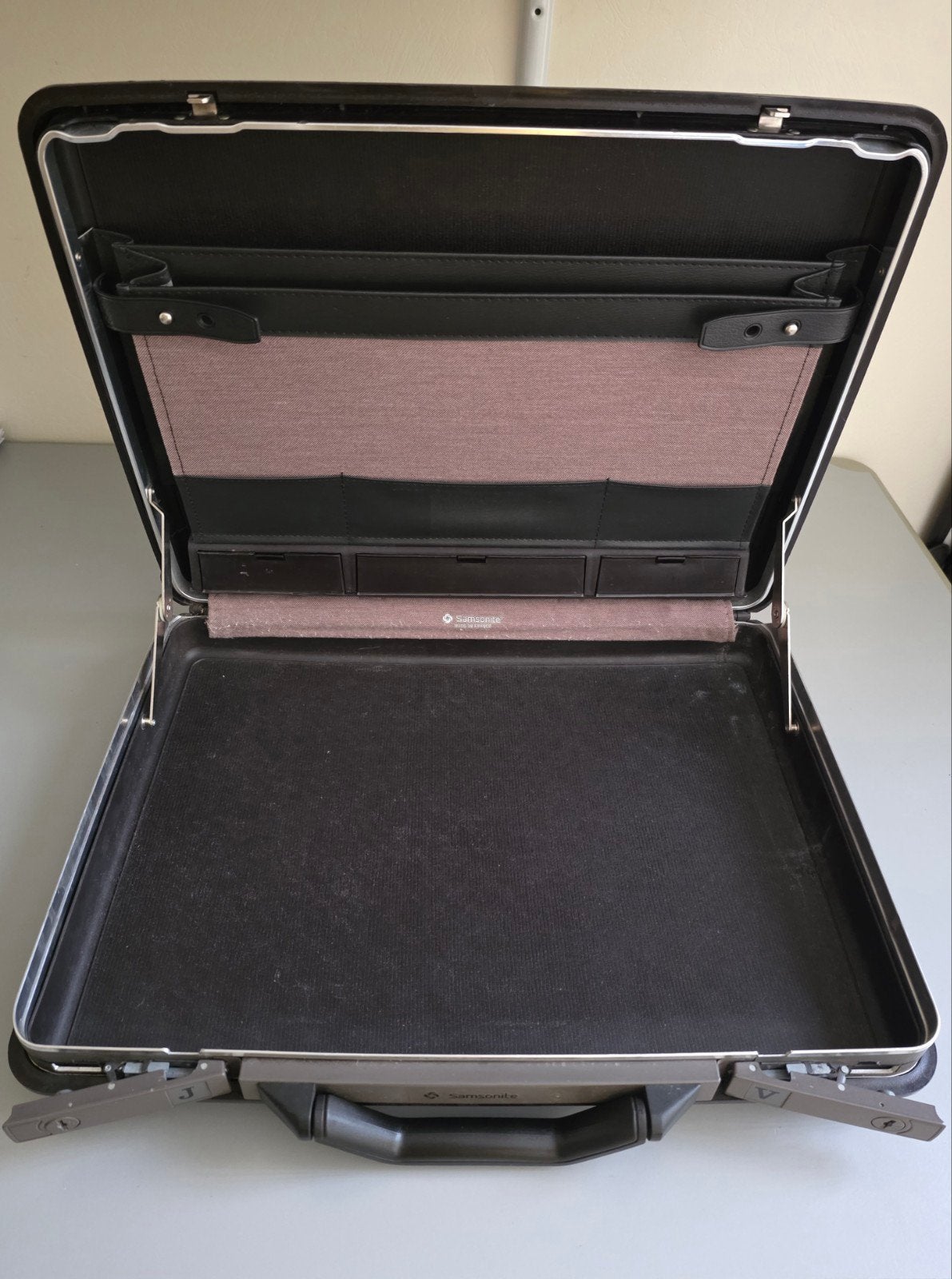 Samsonite Aktetas - Vintage Hardcase Koffer, Ophalen, Gebruikt, Hard kunststof, Slot