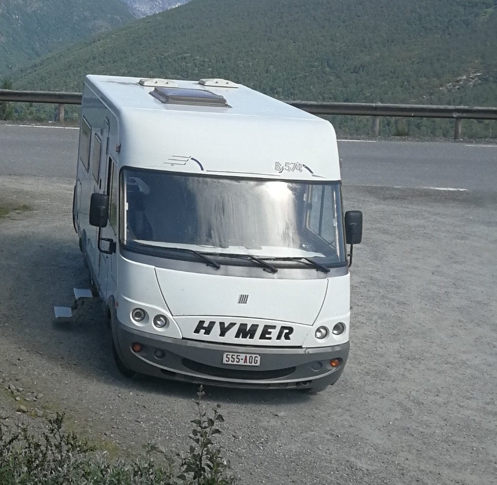 Motorhome Hymer B574, Caravans en Kamperen, Integraal, Ringverwarming, Fiat, 6 tot 7 meter