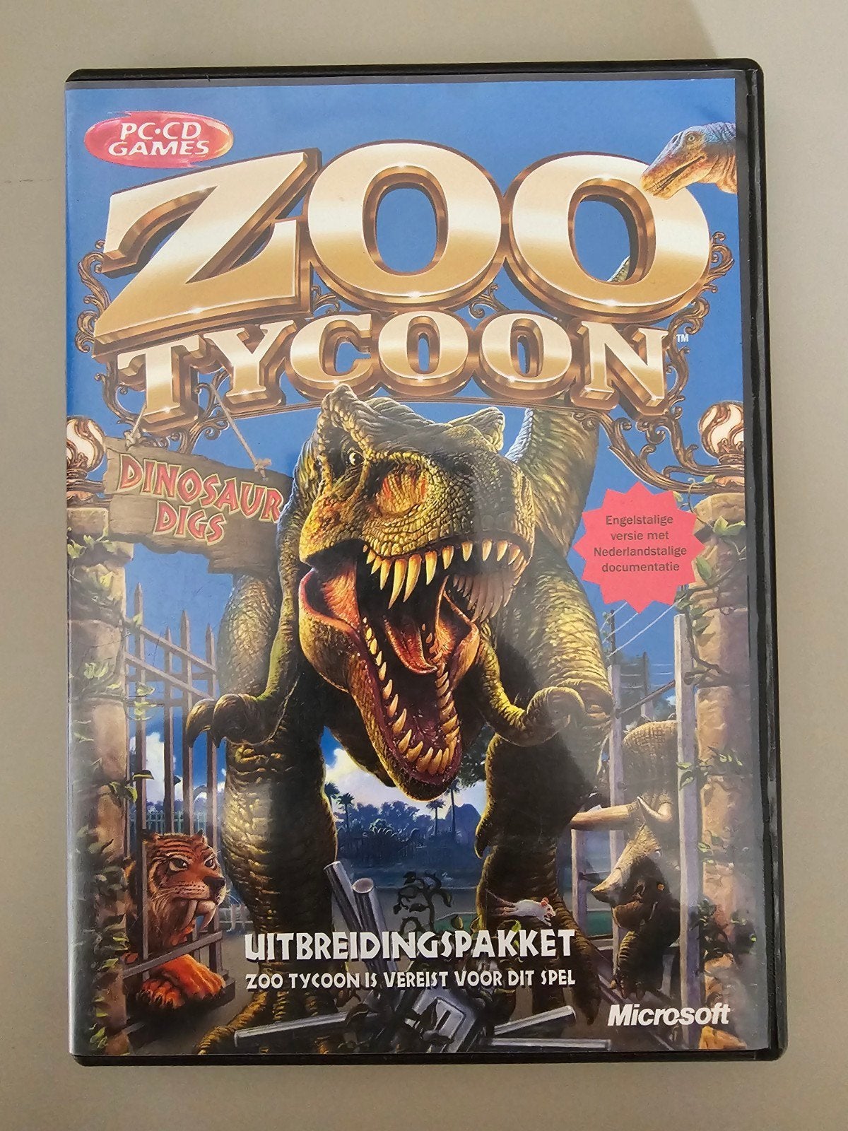 Pc game Zoo Tycoon dinosaur digs, 1 speler, Ophalen of Verzenden, Zo goed als nieuw, Vanaf 3 jaar