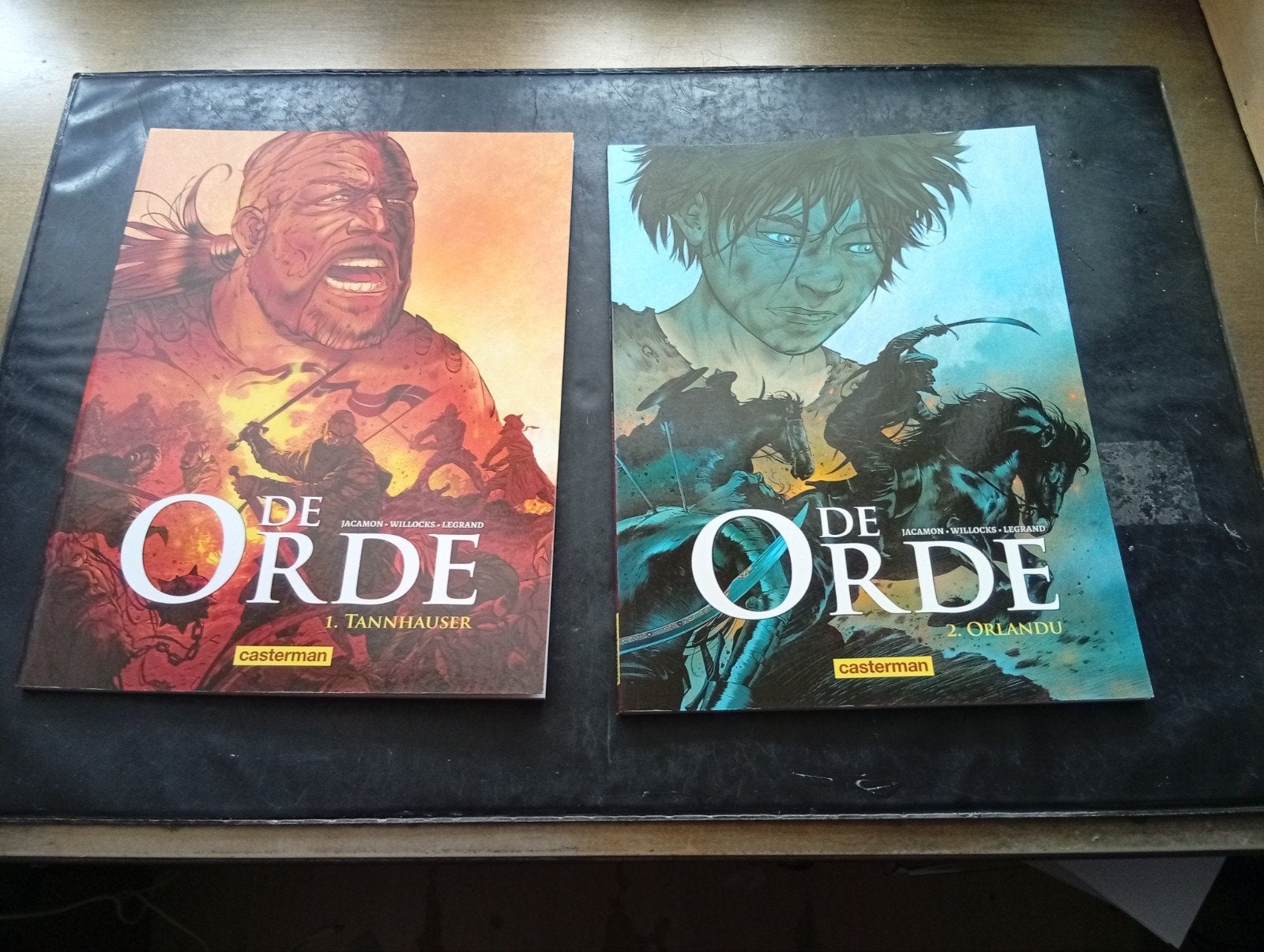 stripserie De Orde, Delen 1 & 2 softcovers, Verzamelen, Ophalen of Verzenden, Gebruikt, Boek of Poster