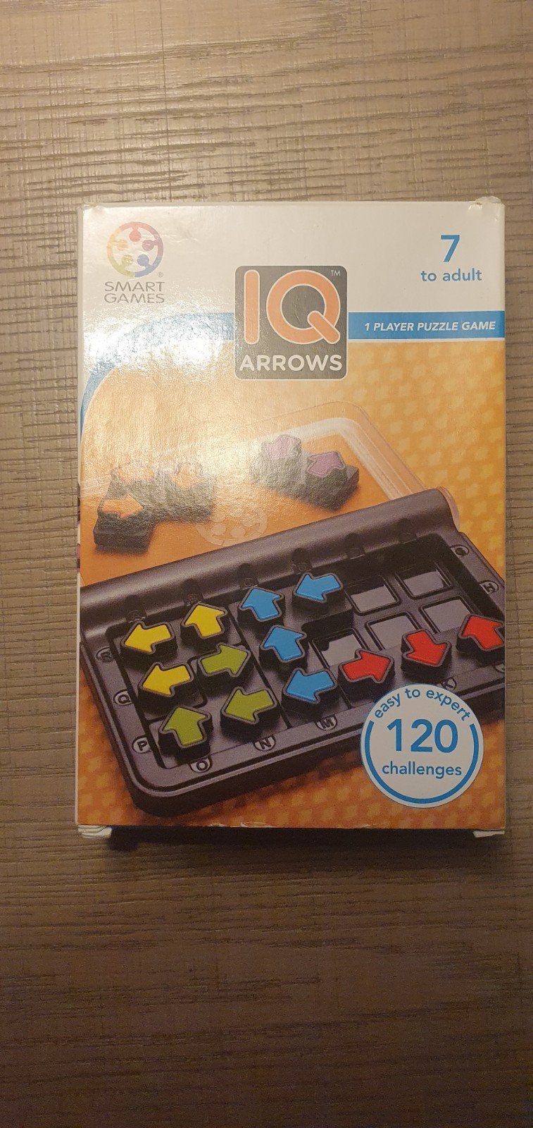Smart Games IQ Arrows Puzzelspel - 120 Uitdagingen, Ophalen, Zo goed als nieuw, Rubik's of 3D-puzzel