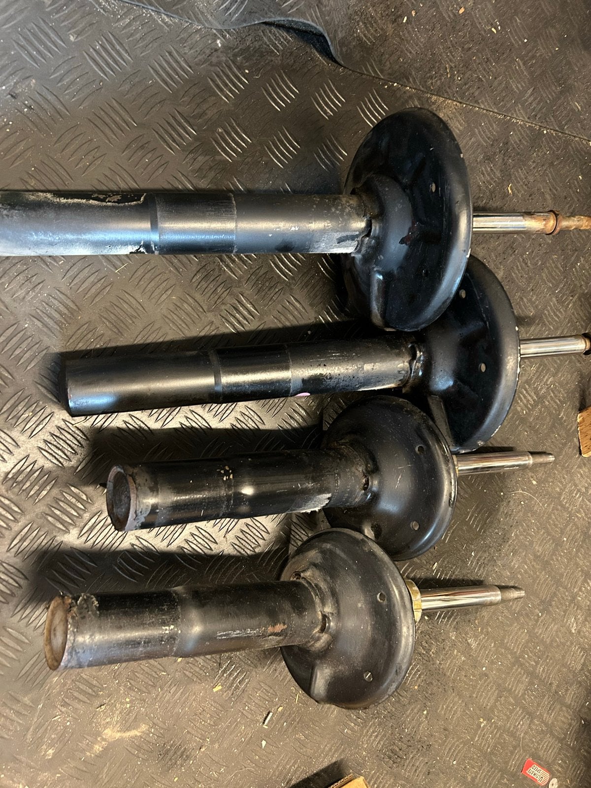 Schokdempers Porsche Boxster 986 - Set van 4, Auto-onderdelen, Ophalen, Gebruikt, Porsche