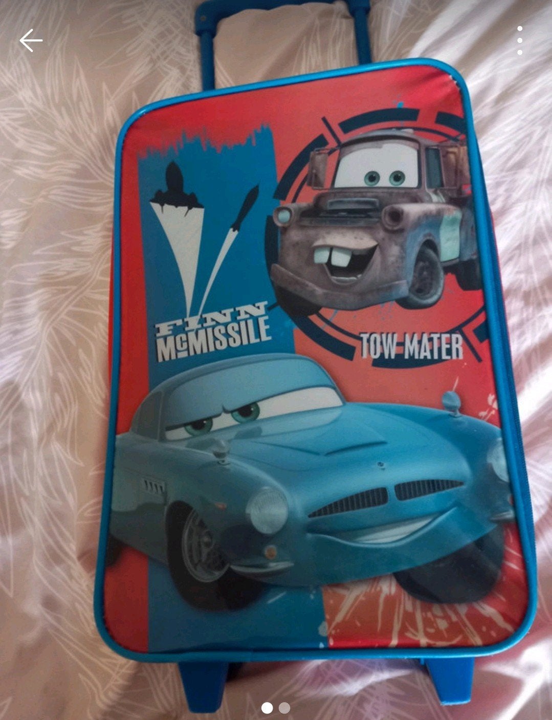 Cars reiskoffer - Finn McMissile & Takel, Ophalen of Verzenden, Zo goed als nieuw