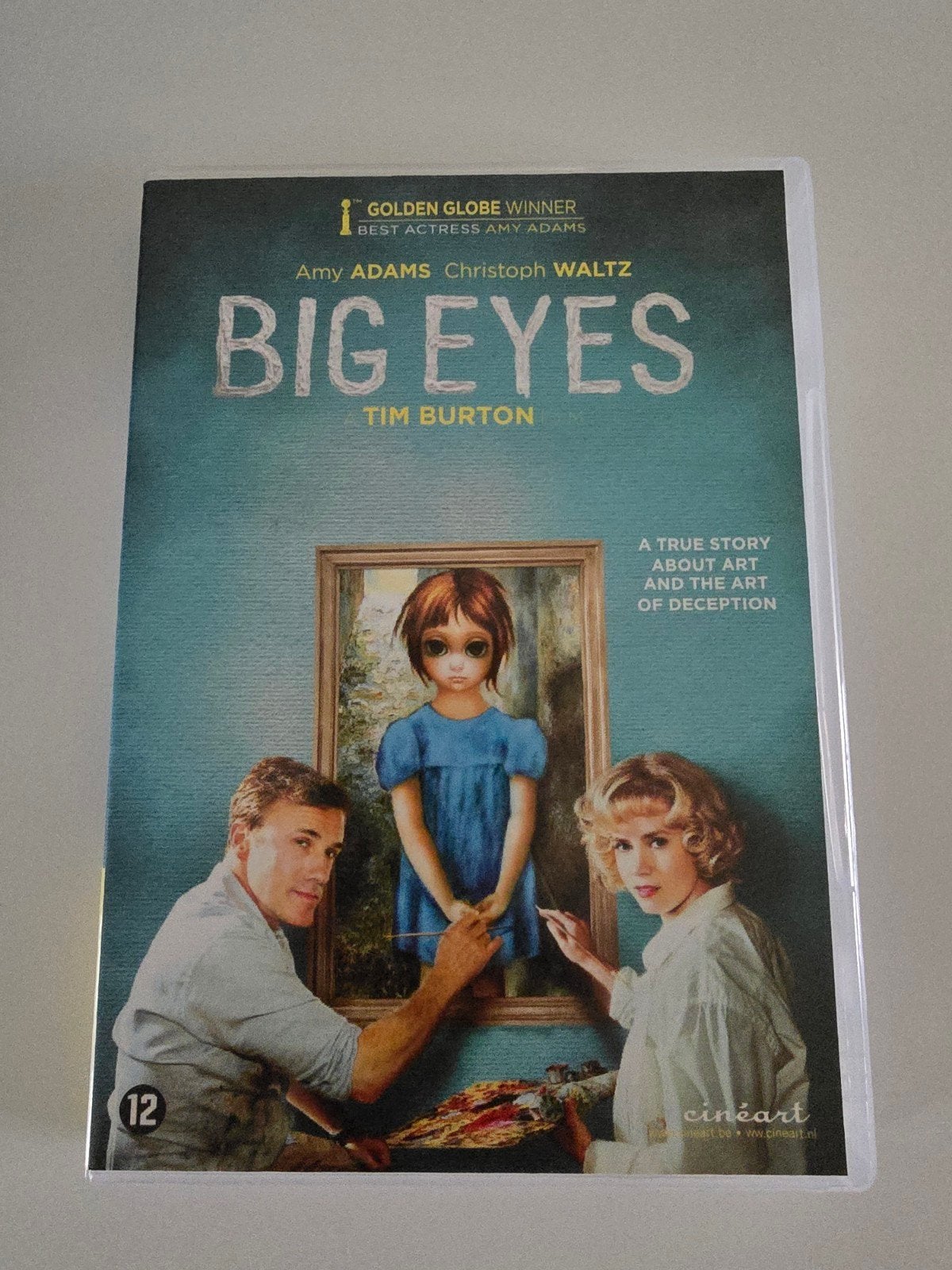 Dvd big eyes 2014 - cineart, Cd's en Dvd's, Dvd's | Filmhuis, Alle leeftijden, Ophalen of Verzenden, Zo goed als nieuw, Overige gebieden