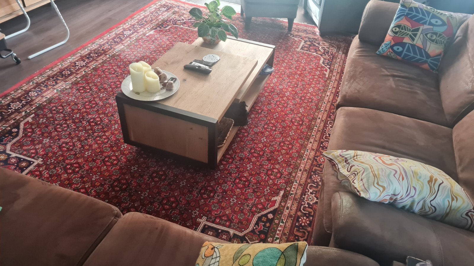 Perzisch tapijt 350x250. handgemaakt., Ophalen, Gebruikt, 200 cm of meer, Perzisch, Traditioneel
