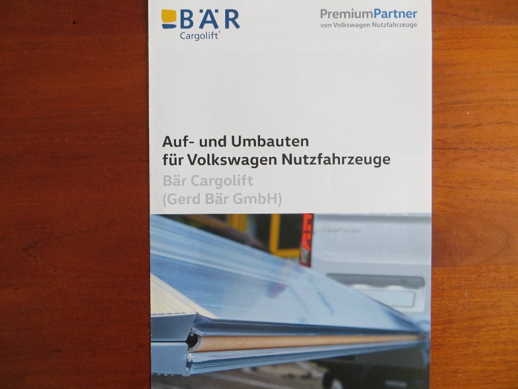 Volkswagen Bär Cargolift (2016), Ophalen of Verzenden, Nieuw, Volkswagen