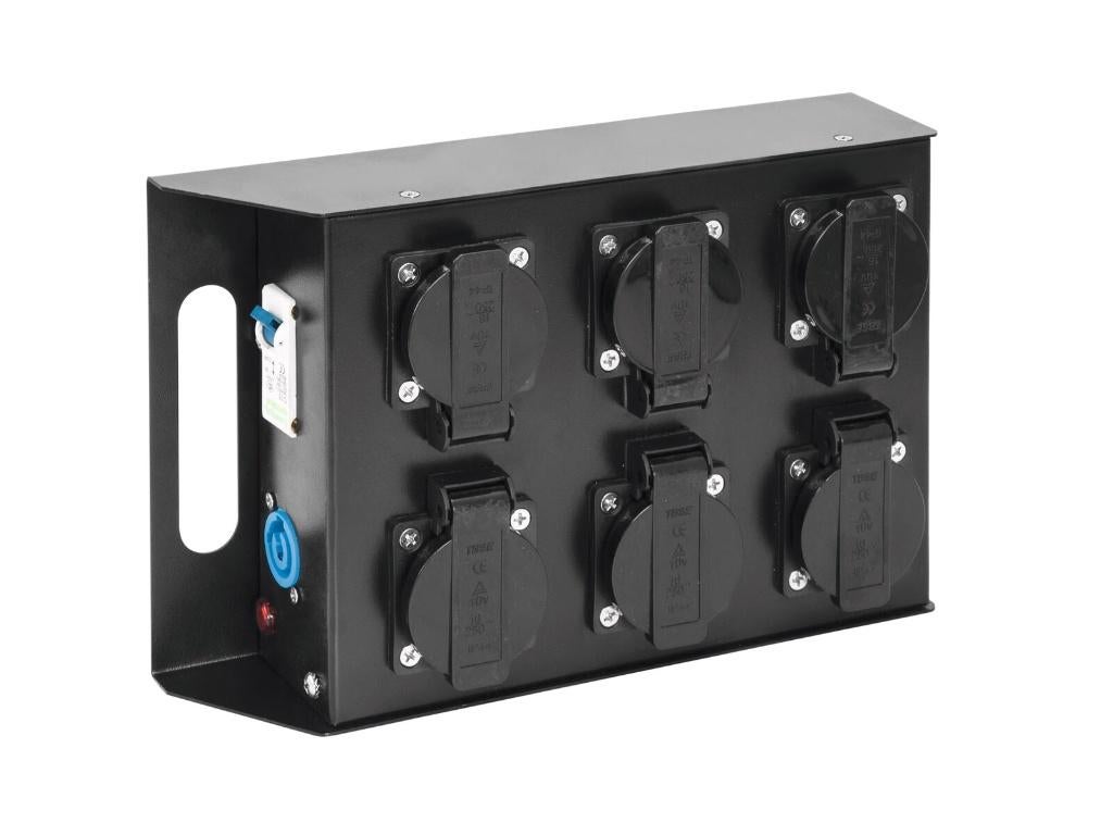 EUROLITE SAB-61 Power Split Box, Geluidgestuurd, ., Nieuw, Ophalen of Verzenden