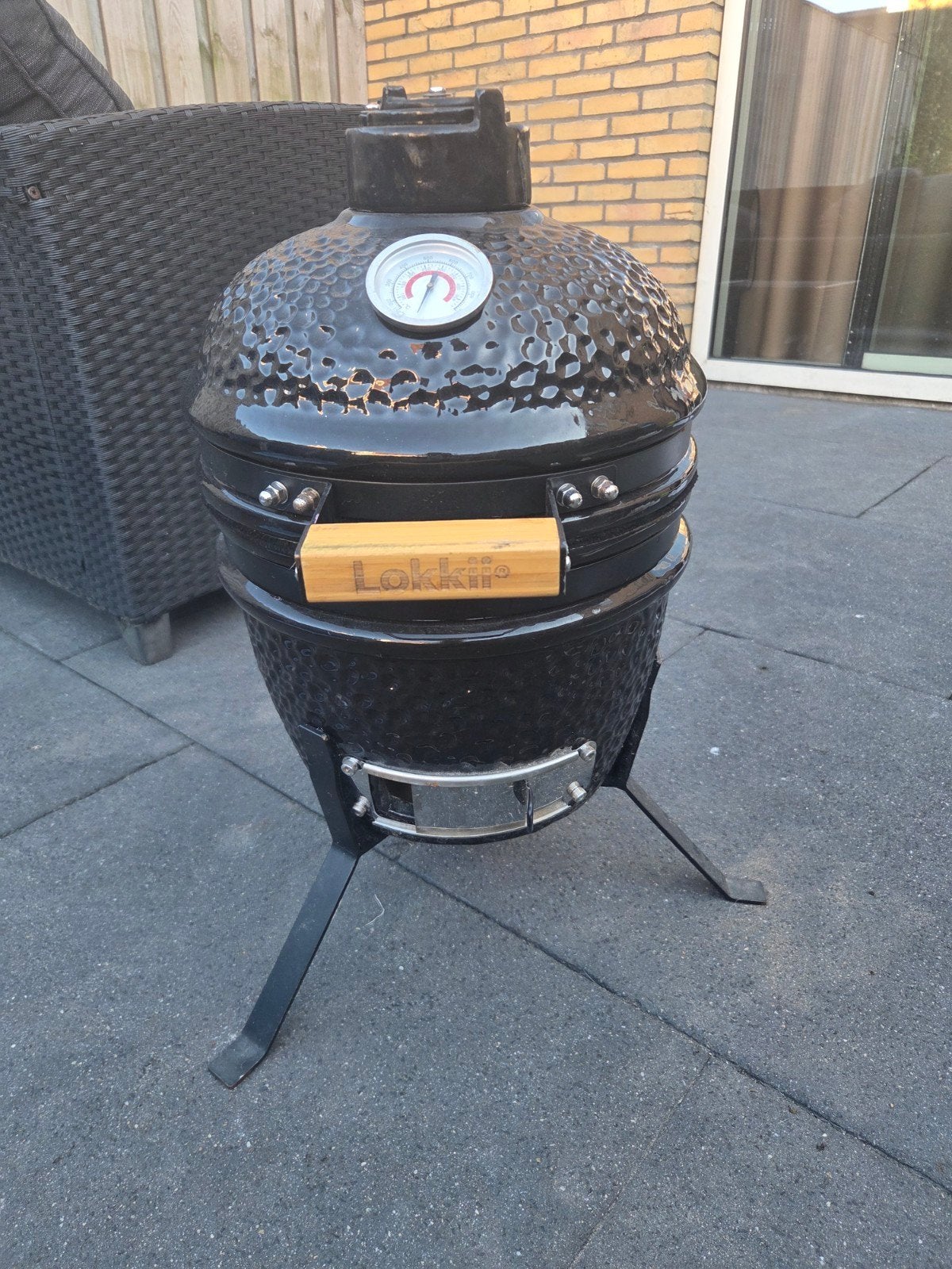 Bbq mini green egg Lokkii, Ophalen, Zo goed als nieuw
