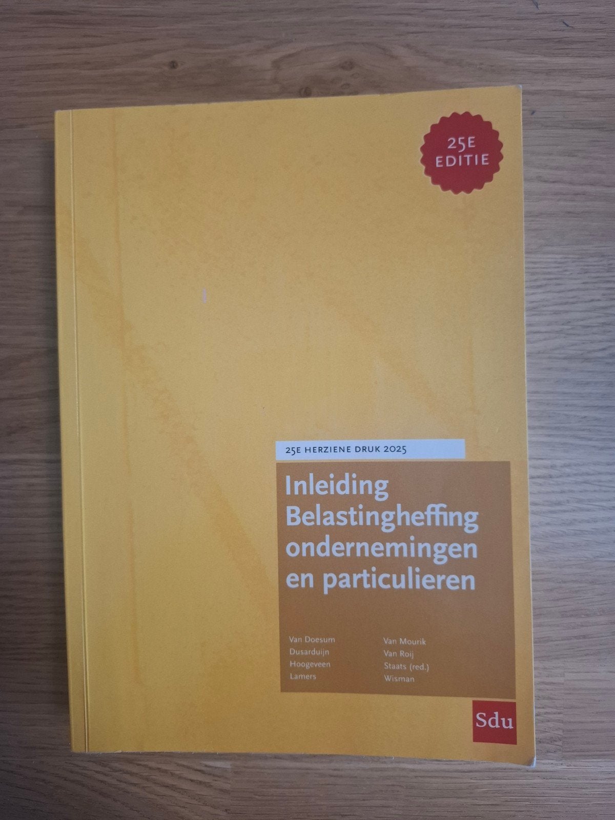 Inleiding Belastingheffing ondernemingen en particulieren, Ophalen of Verzenden, Zo goed als nieuw, WO, Van Doesum