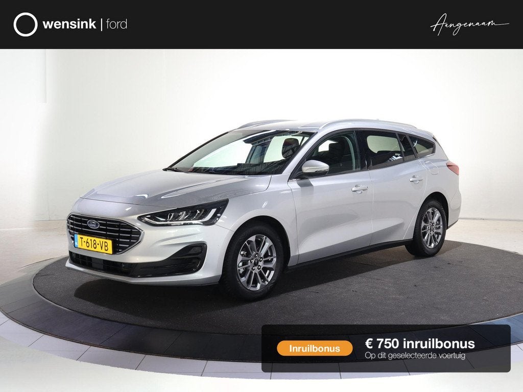 Ford Focus Wagon 1.0 EcoBoost Hybrid Titanium | Winterpakket, Auto's, Ford, Gebruikt, Origineel Nederlands, Handgeschakeld, 19 km/l