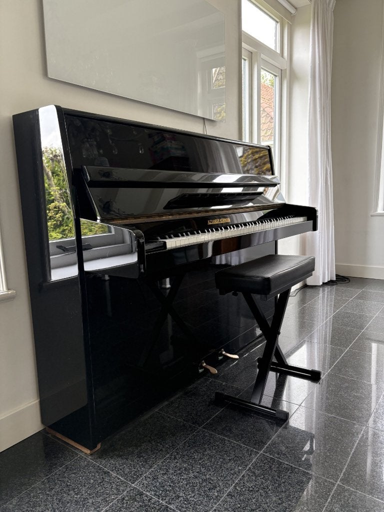 Zwarte piano hoogglans, Ophalen, Gebruikt, Zwart, Piano