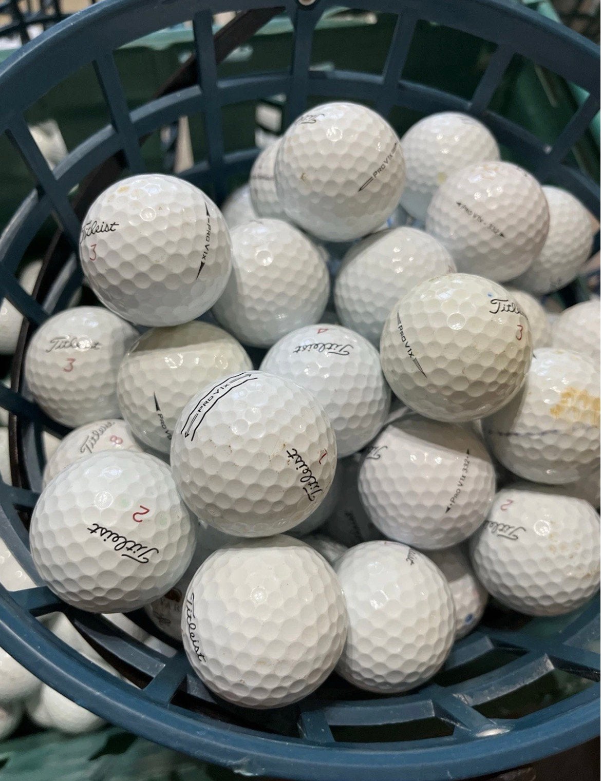 50 Titleist Prov1 golfballen, Ophalen of Verzenden, Gebruikt, Bal(len), Overige merken