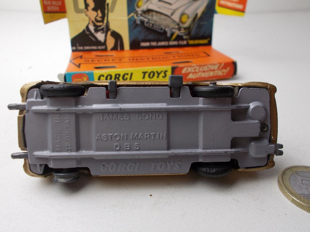 1965 Corgi Toys 261.JAMES BOND ASTON MARTIN DB5 +DOOSJE! -K-, Ophalen of Verzenden, Zo goed als nieuw, Auto, Corgi