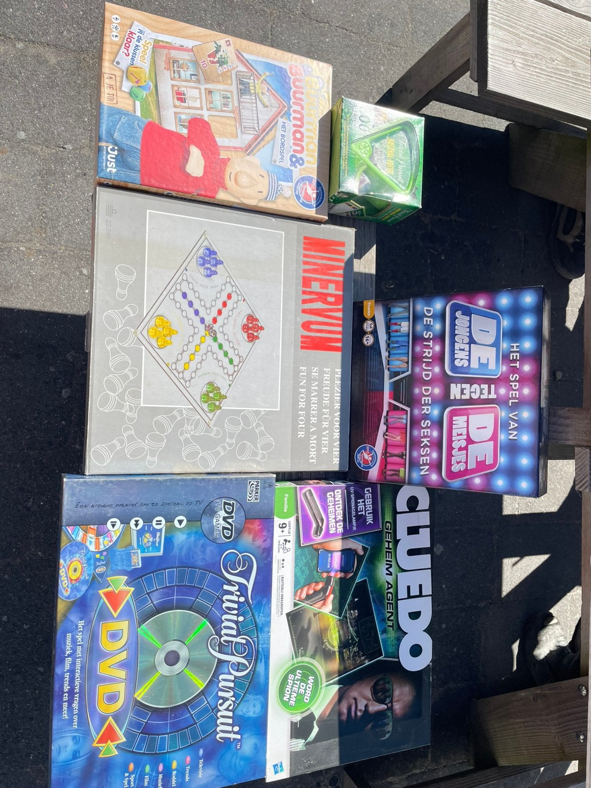 6 bordspellen te koop, Hobby en Vrije tijd, Gezelschapsspellen | Bordspellen, Ophalen, Gebruikt