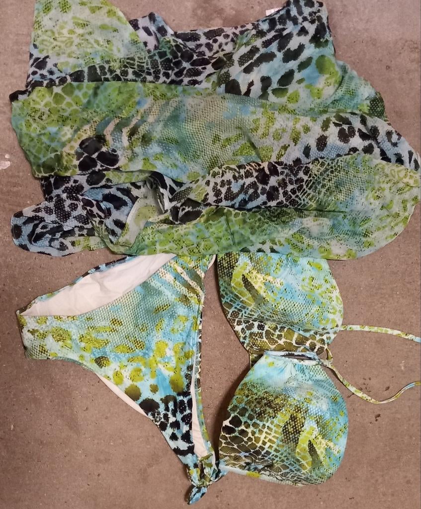 Bikini met omslagdoek, Ophalen of Verzenden, Bikini