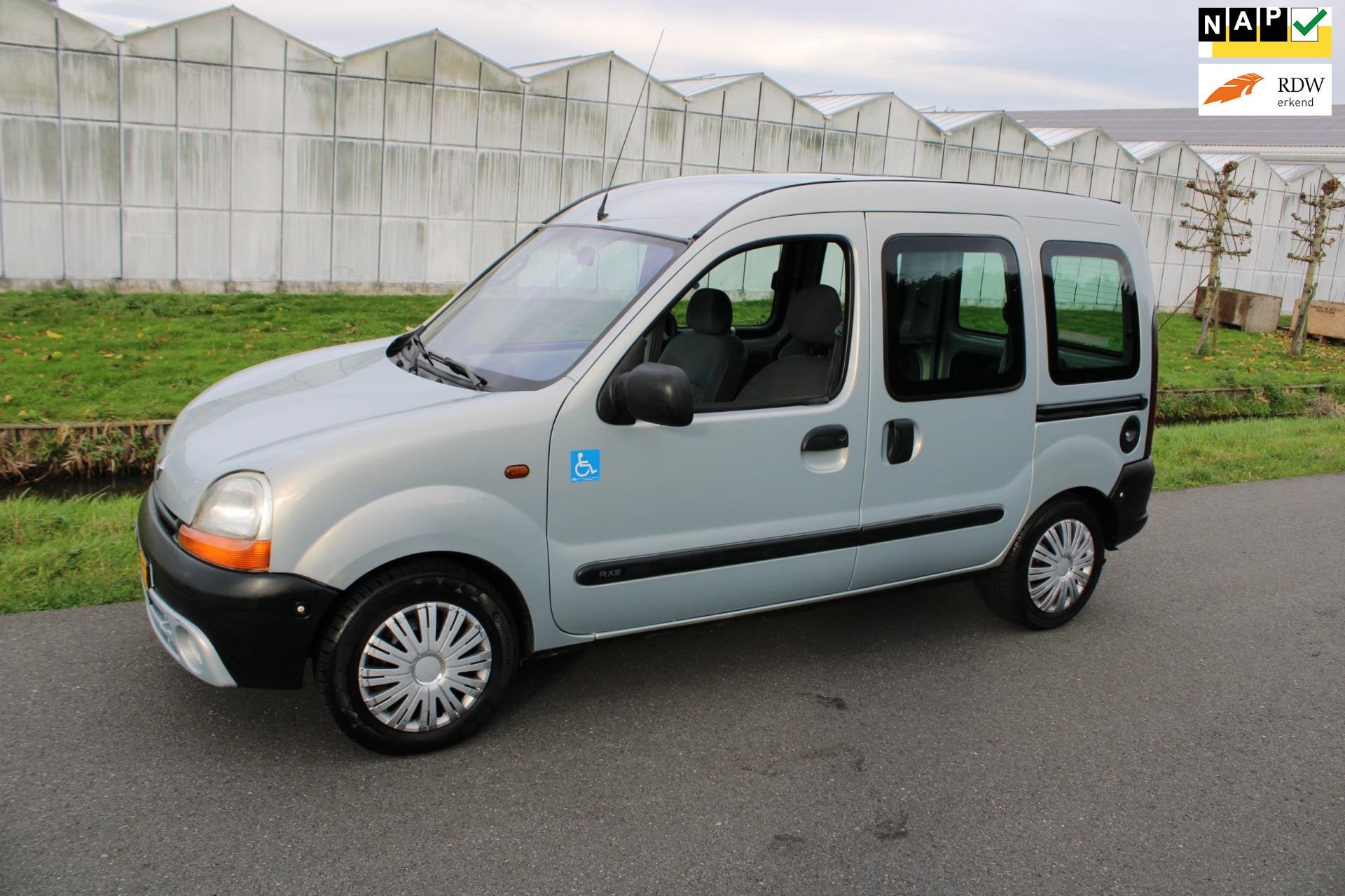 Renault Kangoo 1.4 RXE Automaat Rolstoelvervoer met Knielsys, 4 cilinders, 49 €/maand, Origineel Nederlands, Bedrijf