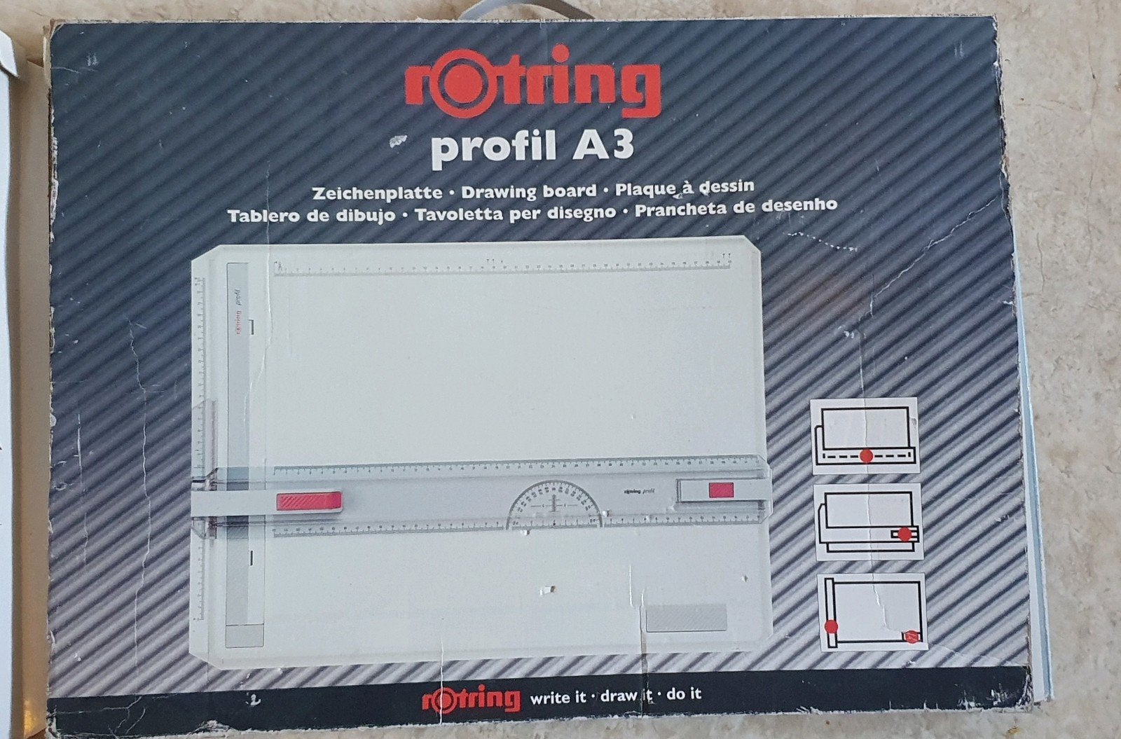 Rotring Profil A3 Tekenbord - Zo goed als nieuw, Ophalen of Verzenden, Zo goed als nieuw, Overige typen