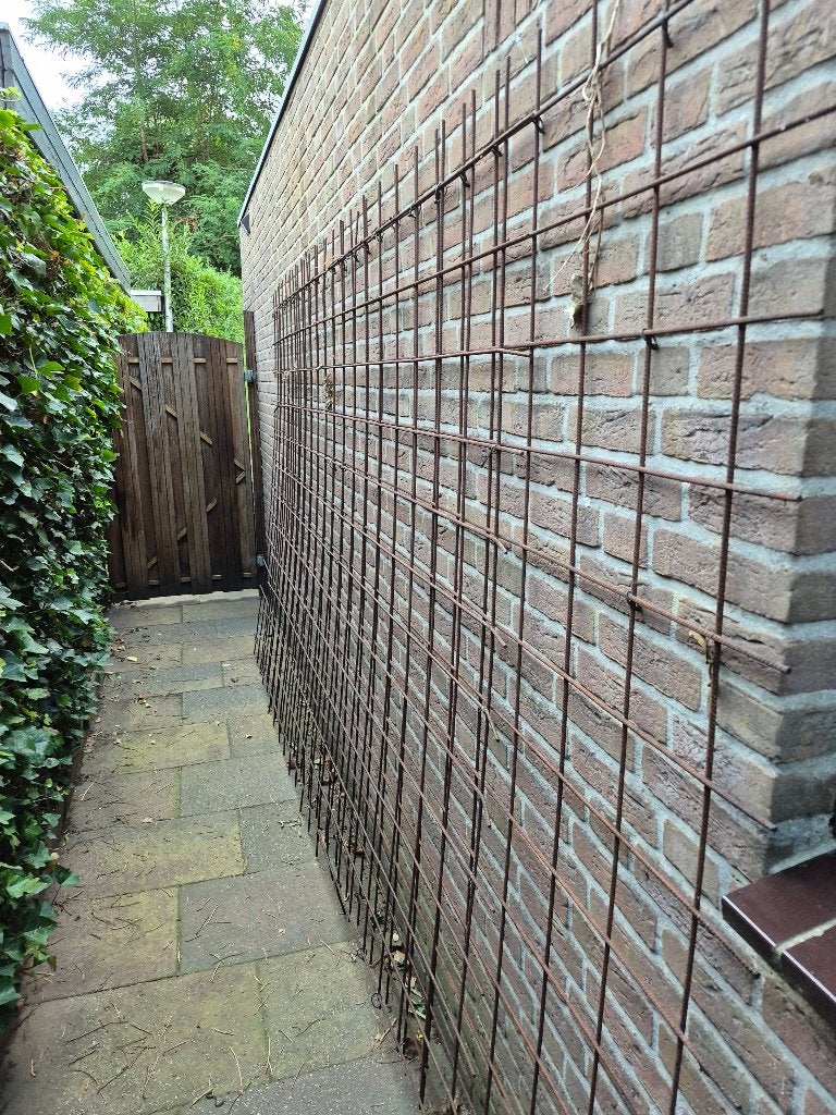 Betongaas, 2 panelen, Tuin en Terras, Gaas en Draad, Ophalen, Gebruikt, Minder dan 10 meter, Raster