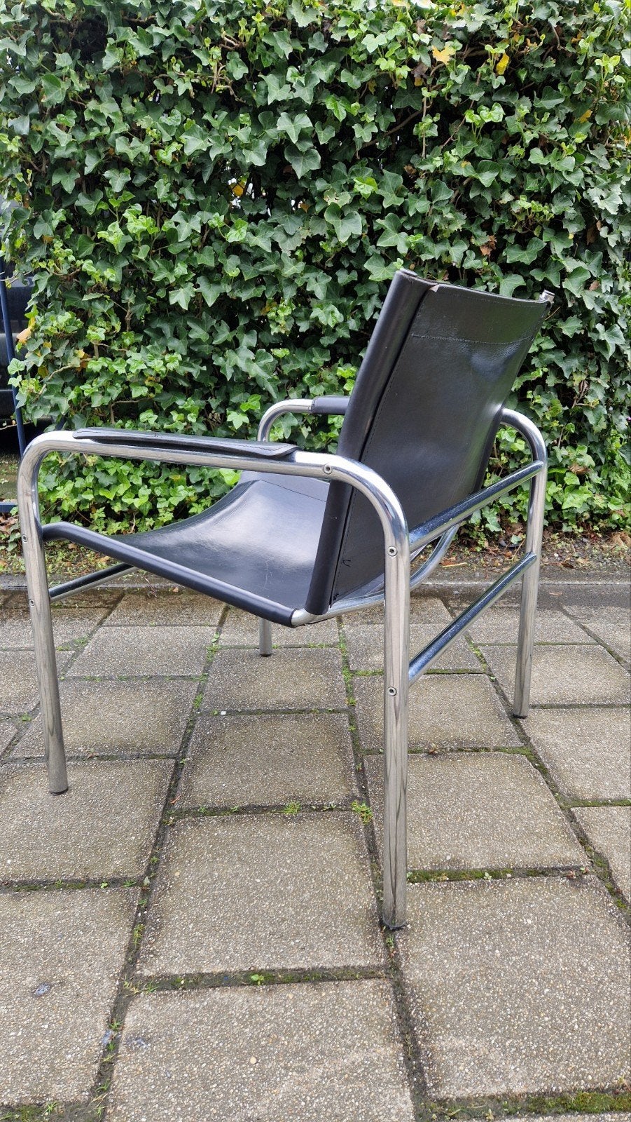 retro buisframe stoel/easy chair, Ophalen, Huis en Inrichting